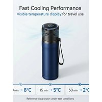 Smart Insulin Cooler Cup Portable Medical Fridge Travel Cooling Case 0-20°C Digital Temp Control for Diabetes Insulin Pens