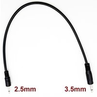 3.5mm Male to 2.5mm Male Mono Monaural TS 12V Trigger IR Infrared Sensor Receiver Cable for Parasound Amp Logitech Harmony Hub