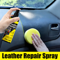 Farienne 100ML Car Plastic Renovate Spray Dashboard Leather Seat Door Panel Color Texture Polish Protection Long Lasting