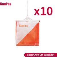 KANPAS 10pieces/lot ,6X6cm mini size orienteering marker flag