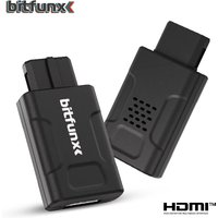 Bitfunx Mini 720P 1080P HDMI™ Adapter 16:9/4:3 Auto S-Video Composite For N64 SNES SFC NGC Game Consoles