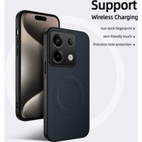 For Magsafe Magnetic Solid Color Carbon Fiber Bumper Phone Case For Xiaomi 15 Ultra 14T Pro Redmi Note 13 14 Pro Plus 14C 13C 13