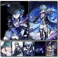 Lohen G-Genshin Impact Poster Picture Canvas Painting Wall Art Home Decoration Print For Living Room Decor
