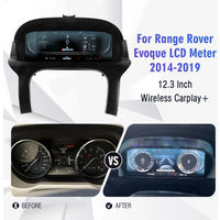 12.3" For Range Rover Evoque 2014- 19 Car Digital Cluster LCD Screen Dashboard Player Cockpit Virtual Instrument Panel Speedomet