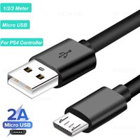 1M/2M/3M Fast Charging Micro USB Cables for PS4 Gamepads for Android Phone Data Power Cable For Xbox One Controller Accessories