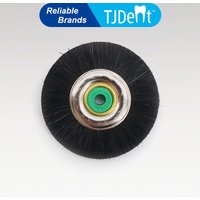 TJDent 1pcs 48mm Dental Laboratory Polishing Brush Wheel Black Bristle Buffing Abrasive Brushes For Micro Motor Dentistry Tool