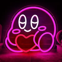 Anime Neon Sign Dimmable LED Neon Light Sign for Bedroom Girls Room Wall Decor Birthday Christmas Gift Night Light