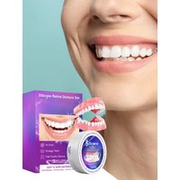 Silicone Denture Repair Kit Denture Reliner Kit Denture Supplies Lightweight Reliner Professional Teeth Upper And Lower Set