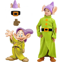 Dopey Cosplay The Seven Dwarfs Bodysuit Hat Suit Halloween Costume Clothes Outfits