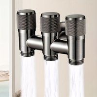 3 Ways Angle Valve of The Bathroom Balcony Kitchen Inlet Valve Fittings Valve Toilet Fittings Bathroom Fittings