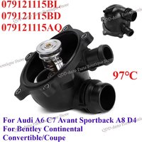 079121115BL 079121115BD 079121115AQ For Audi A6 C7 Avant Sportback A8 D4 Bentley Continental Engine Coolant Thermostat Assembly