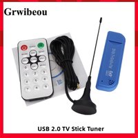 Cyfrowy tuner telewizyjny USB 2.0 RTL2832U & 820T2 SDR FC0012 DVB-T + DAB + FM SDR z anteną, akcesoria TV