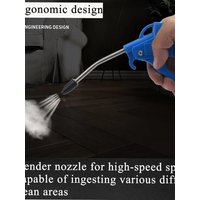Air Blow Gun,High Flow Air Blower Gun for Compressor with Angled Bent Nozzle,Three Colors to Choose from,Short style