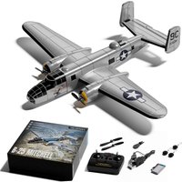 Volantex B25 Mitchell Bomber RC Samolot Myśliwski 2.4G 3CH Podwójny Silnik Samolot RC Sterowany Jednym Przyciskiem Akrobacyjny Samolot z Stabilizacją XPILOT