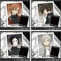 4pcs Anime Bungo Stray Dogs Mini Photo Card Dazai Chuya Atsushi Akutagawa Lomo Card Bookmark Postcard for Fans Collection Gift