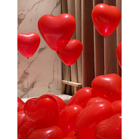 10/20Pcs Heart Shaped Balloons Red Pink Black Latex Balloon for DIY Valentine's Day Engagement Wedding Party Anniversary Decor