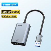 Lemorele USB to HDMI Adapter Converter External Audio Video Adapter Cable Multi Display Converter for Desktop Laptop PC