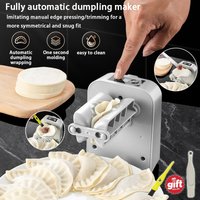 1PC Automatic Electric Dumpling Maker Artifact DIY Machine Mould Pressing Dumpling Skin Manual Mould Rechargeable Kitchen Gadget