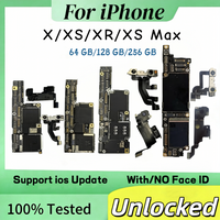 Fully Tested Unlocked Logic Board For iPhone X&XS Motherboard With/No Face ID For XR&XS Max IOS Update Clean ICloud Mainboard