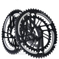 SENICX-Bike Chainring, 46-30/50-34/52-36-39T, 3 Bolts Mount Chain Wheel for 2x9 10 11 12 Speed Road Bicycle Crankset, New