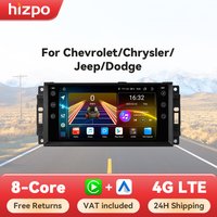 Hizpo 7 "für Jeep Cherokee Kompass Kommandant Wrangler 300c Dodge Kaliber Freiheit Android Auto Autoradio Multimedia GPS Carplay