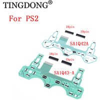 Conductive Film & Joystick Button Film Socket For PS2 Dualshock SA1Q42A SA1Q43-A Conductive Film 18P or 19P Slot Connector Parts