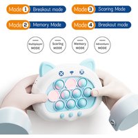 1pc Quick Push Up Game Light Up Fast Push Electronic Puzzle Console Antistress Fidget Toys For Kids Fun Electronic Game 3 Colors