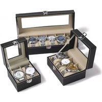 2/3/4/5/6/8/10/12 Gürtel Uhrengehäuse Aufbewahrung boxen Uhr Organizer Gehäuse Pu Leder uhr Display Schmucks cha tulle Caja Para Relojes