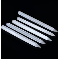 1PC Natural Selenite Pen Crystal Home Decoration Polished Stick Chips Gypsum Quartz Rough Minerals Specimen Healing Stone Gift