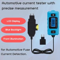 Sinstar Car Circuit Tester Fuse Tester Automotive Current Tester Blade Fuse Max 48V Circuit Measure Automotive Tester Tool
