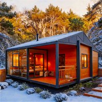 Foldable Expanded Container House Prefab Vacation Folding House Prefabricated Tiny Home 20ft Mobile House Container for Portugal