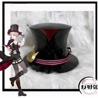 Genshin Impact Cosplay Fontaine Magician Lyney Hat Lynette Cap Props Headwear Accessories Halloween Party Props