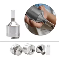 Młynek do proszków metalowych 44mm 56mm z ręczną korbką, młynek do przypraw, lejek, pojemnik na żywność, narzędzia kuchenne