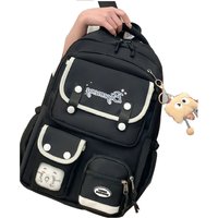 2026 cute student Backpack schoolbag For High School And Primary School Student Campus Versatile Backpack with doll