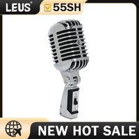 LEUS LAC50 - 55SH Professional Wired Vintage Classic Microphone Dynamic Vocal Mic Microphone For Live Performance Karaoke