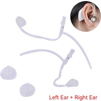 2Pcs/Set Transparent Left Right Ear Hearing Aid Replacement Tube Earphone Hearing Amplifier Tool