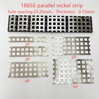 18650 Battery Nickel Plated Steel Strip 2P/3P/4P/5P/6P Battery Ni belt For Integrated Holder 18650 Cell Connector