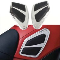 For HONDA Goldwing GL1800 F6B 2012 2019 ABS Chrome Box Protective Cover Motorcycle Tank Pad Cover Side Anti Slip Pad Knee Pads image 3
