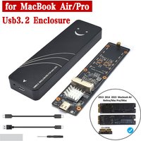 For Macbook SSD Enclosure NVMe M2 SSD Case For Apple Macbook Air Pro Retina 2013 2014 2015 2016 2017 USB 3.2 to MAC M.2 Box