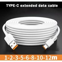 USB C 66W Fast Charge Cable 1M 2M 3M 5M 8M 10M 12M Type C Port Device Universal Data Cable for Huawei Xiaomi Samsung Camera PS5