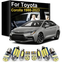 Interior LED Dome Map Reading Trunk Light Bulb Kit For Toyota Corolla 1988- 2015 2016 2018 2019 2020 2021 2022 2023 Accessories