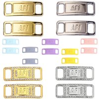 Combination AF1 Diamond Shoe Charms Fashion Laces Buckle Quality Metal Shoelaces Decorations Chapa Air Force 1 Shoes Accessories