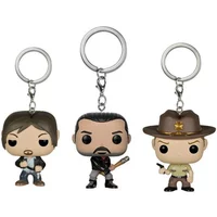 Funko Walking Dead Negan Friday The 13th JASON VOORHEES Action Figures Rick Grime Daryl Dixon Keychain Toys Figure Gift Toys