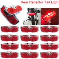 Bike Bicycle Rear Reflector Tail Light Waterproof MTB Bicycle Light Luggage Rack Reflective Taillight Bike Cycling Accessories