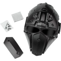 Tactical Airsoft Mask Breathable Full Face Paintball Shooting CS Wargame Protective Mask Outdoor Militar Halloween Cosplay Prop