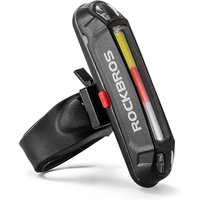 AliExpress ROCKBROS Bicycle Light Waterproof Bike Taillight LED USB Rechargable Safety Back Light Riding Warning Saddle Bike Rear Light