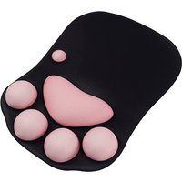 Cute 3D Cat Paw Mouse Pad Soft Silicone Nonslip Mouse Mat For Office & Home Computer & Mac Laptop Gaming Desk Decor Mousepad