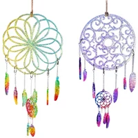 DIY Dream Catcher Handmade Epoxy resin mold Dreamcatcher Wind Chimes silicone mould decor Pendant jewelry Making for handicrafts