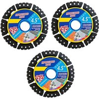 MAKE-3PCS Angle Grinder Cutting Discs, 4.5 Inch Cutting Disc For Tile, Steel PVC Pipes, Marble, Concrete, Iron Cutting Tool