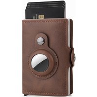 Carbon Rfid Kartenhalter Männer Frauen Airtag Brieftasche Geld Tasche Leder Geldbörse Dünne Dünne Brieftaschen Für Apple AirTags Tracker Air Tag 2023